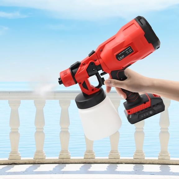 Miumaeov 110V Electric Paint Sprayer with 3 Nozzles 800ML Container Handheld Paint Sprayer Painting Tools for Home Outdoors