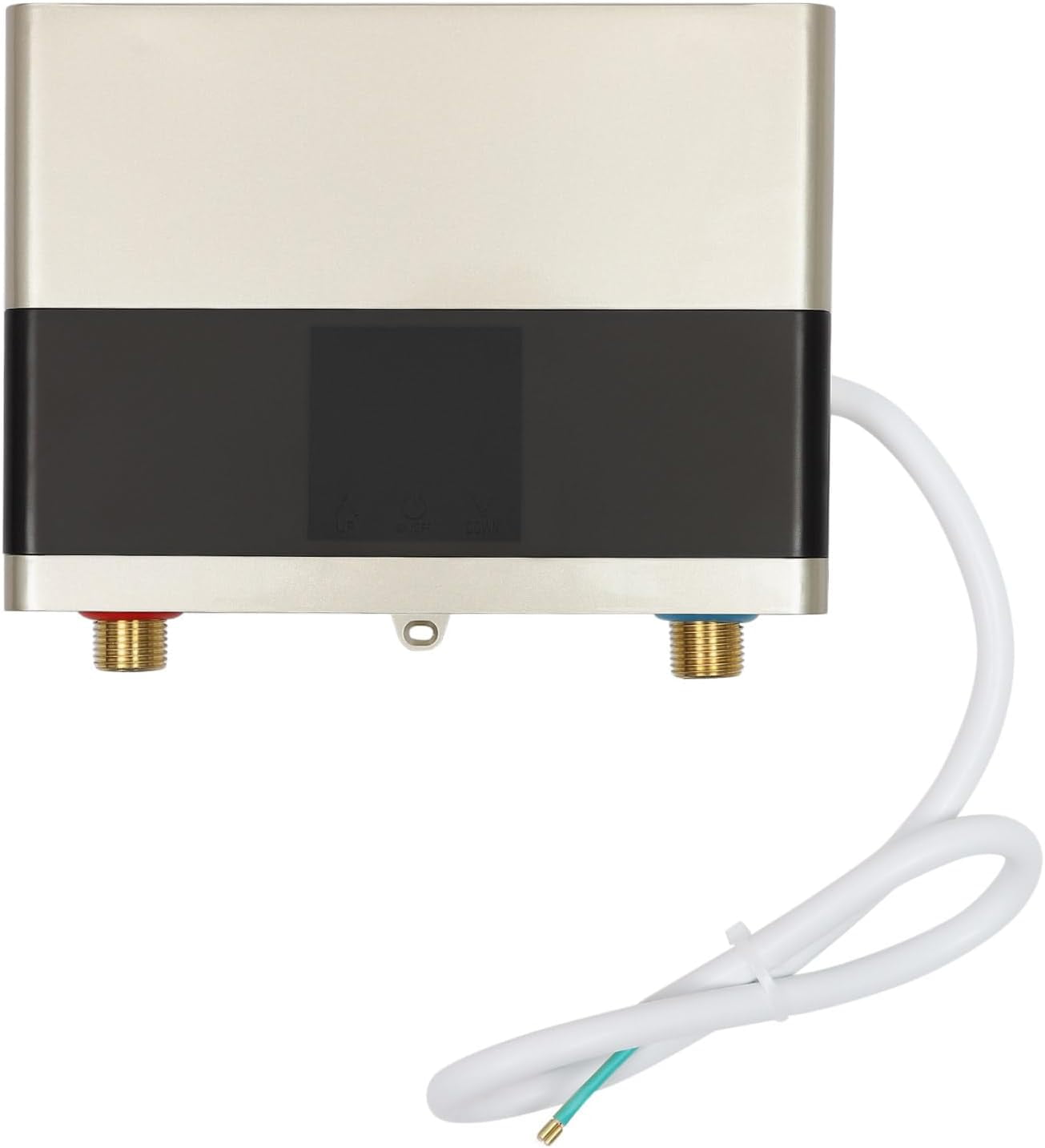 Miumaeov 110V Electric Tankless Water Heater Instant Hot Water Heater Under Sink with Remote Control Digital Display On-Demand Water Heate
