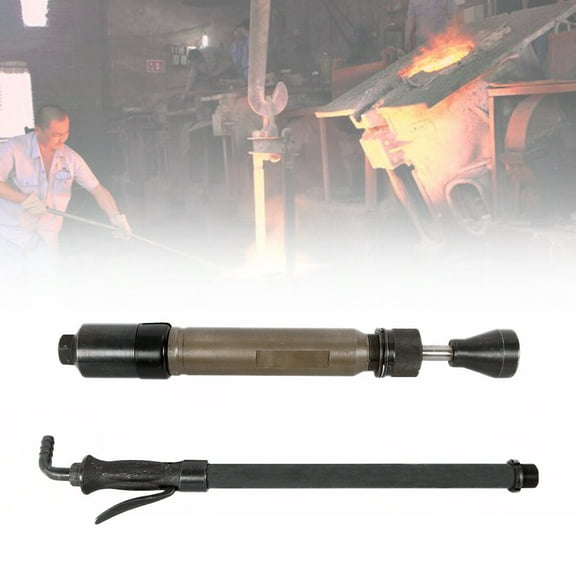 Miumaeov 1180mm Pneumatic Tamping Machine 110V D9 Pneumatic Tapping Machine Earth Sand Rammer Tamper Air Drill Tamper Tapper Hammer Sander Large Casting Tools for Smelting Industry 0.63mpa