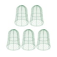 thumbnail image 1 of Miumaeov 12.99" Diameter x 15.75" Height Garden Chicken Wire Cloche Plant Protectors and Covers Metal Cage for Gardens, Parks, Yards, Balconies, Farms (5pcs), 1 of 29