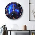 thumbnail image 1 of Miumaeov 12" Quartz Art Deco Starry Sky Indoor Wall Clock, Silent Mechanism, 1 of 9