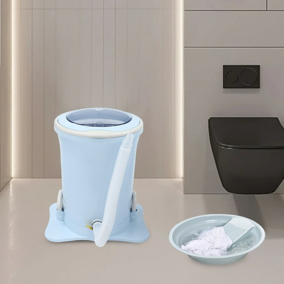 Miumaeov 12L/3.17gal Manual Dehydrator Portable Washing Machine Washer Household Dryer Blue