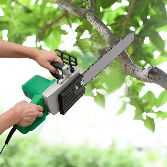 Miumaeov 1300W Electric Corded Chainsaw Handheld Chain Saw Wood Cutter Saw 600 r/min