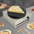 thumbnail image 1 of Miumaeov 16" Electric Crepe Maker Commercial Baking Pancake Machine Big Hotplate Non Stick with Adjustable Temperature, 1 of 16