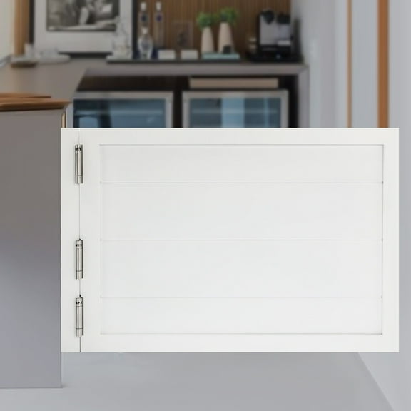 Miumaeov 180 Entrance Swinging Door Solid Wood Swing Door Porch Swinging Door White 90*60cm