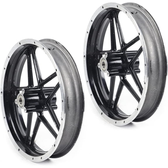 Miumaeov 2.50-10'' Tire Rim Wheel Front Rear Wheel Rims for Mini Pocket Bike E-bike 49-50cc Dirt Bike Aluminum Wheel Tire Rim Hub