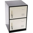 thumbnail image 1 of Miumaeov 2 Door Vertical Stackable Storage Cabinet Metal Bookcase Employees Locker New, 1 of 9