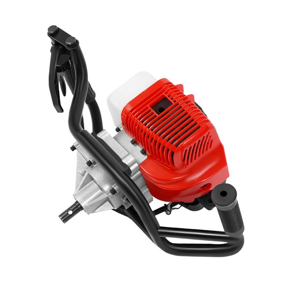 Miumaeov 2-Stroke Post Hole Digger,Gas-Powered 52CC Earth Auger Post Fence Hole Digger Powerhead,2HP Petrol Drill Borer,Suitable Drill Bit 3.94in/5.91in/7.87in/11.81in