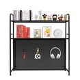 thumbnail image 1 of Miumaeov 2 Tier Desk Bookshelf Pegboard Organizer Desktop Storage Display Rack with Hooks, 1 of 16