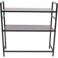 thumbnail image 1 of Miumaeov 2-Tier Desktop Bookshelf H-Shaped Multipurpose Wooden Computer Desk Bookcase Storage Shelf Rack Organizer for Office, Dorm, Living Room, Bedroom, 1 of 9