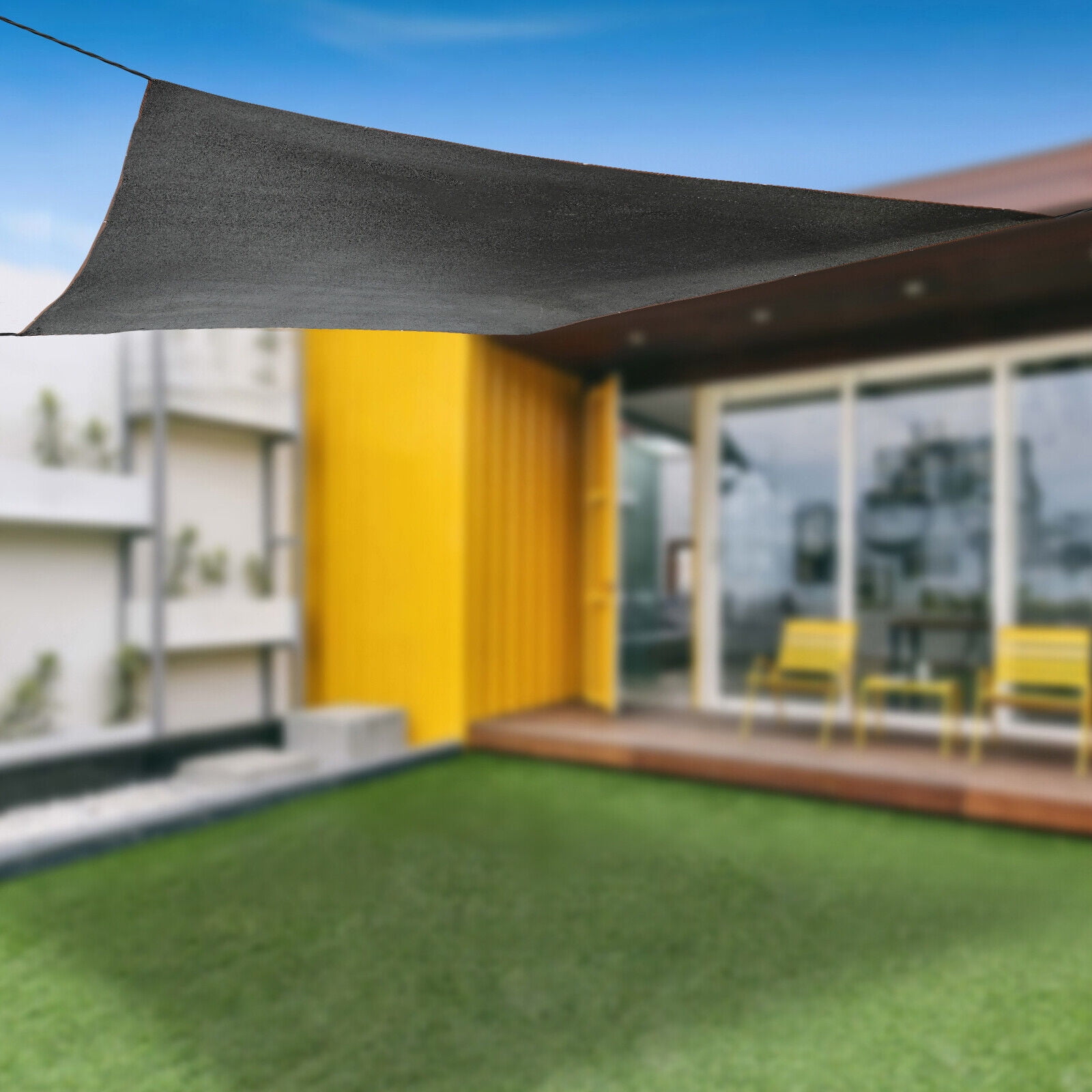 Miumaeov 20 * 20ft Garden Shade Cloth Backyard Patio Sunshade Net Mesh