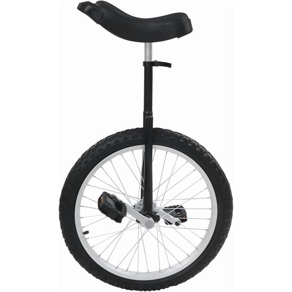 Miumaeov 20 Inch Wheel Outdoor Unicycle Adjustable Seat Exercise Bicycle Outdoor Unicycle With Practical Handles And Shock-Absorbing Fork