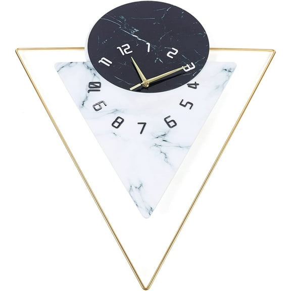 Miumaeov 22.5in Modern Wall Clock Non-ticking Battery Operated Wall Clock Home Decoration