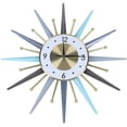 thumbnail image 1 of Miumaeov 23" Vintage Wall Clock Retro Metal Silent Clock Nordic Style Home Decoration, 1 of 9