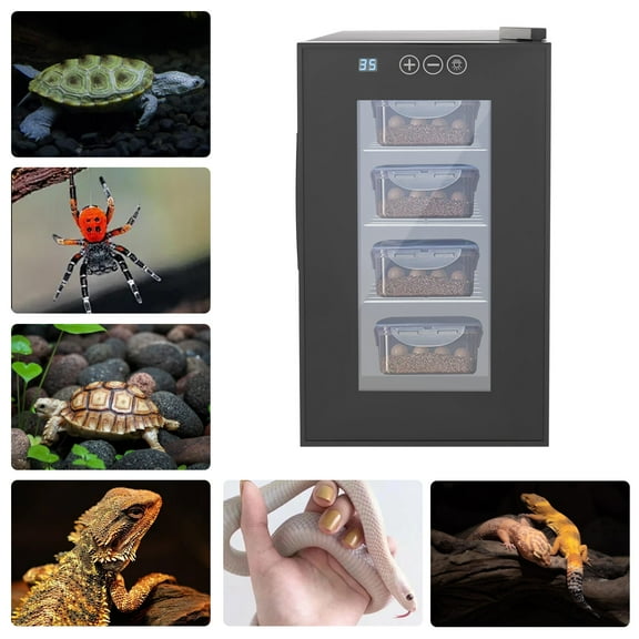 Miumaeov 23L Reptile Incubator Constant Temperature & Humidity Reptile Eggs Incubator Hatching Machine 55W 110V