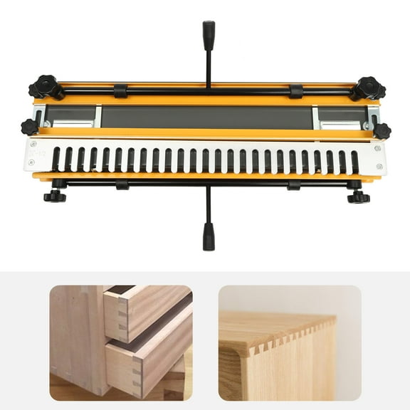 Miumaeov 24'' Dovetail Jig Dovetail Gripper Cable Machine Portable Mini Woodworking Template Kit Wood Board Dovetail Jig Machine