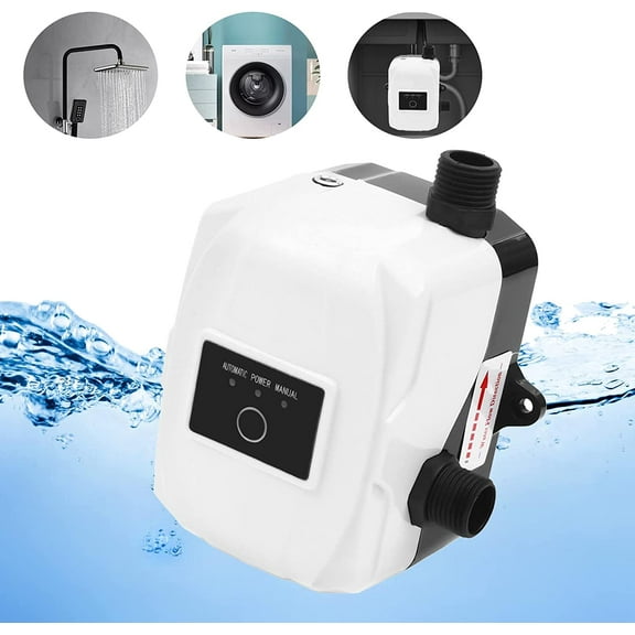 Miumaeov 24V 150W Water Pressure Booster Pump Mini Booster Pump Automatic, Portable Boosting Pump Hot Water Circulator Pump Shower Kitchen