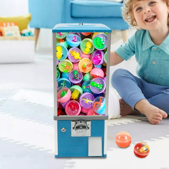 Miumaeov 25 Cents Commercial Vending Machine Vending Machine Candy Vending Machine Blue