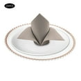 thumbnail image 1 of Miumaeov 25 Set Rose Gold Clear Charger Plates, 12.6 Inch Beaded Plastic Charger Plates with Rose Gold Rim Perfect Table Decor, 1 of 11