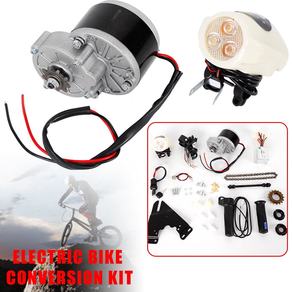 Miumaeov 250W 36V Electric Bicycle Bike Conversion Kit E-Bike Wheel Hub Motor Controller For 22-29 Inch Ordinary Bicycle