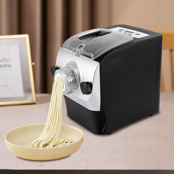 Miumaeov 260W Electric Pasta Noodles Making Machine Automatic DumplingSkin Macaroni Maker with 8x Molds