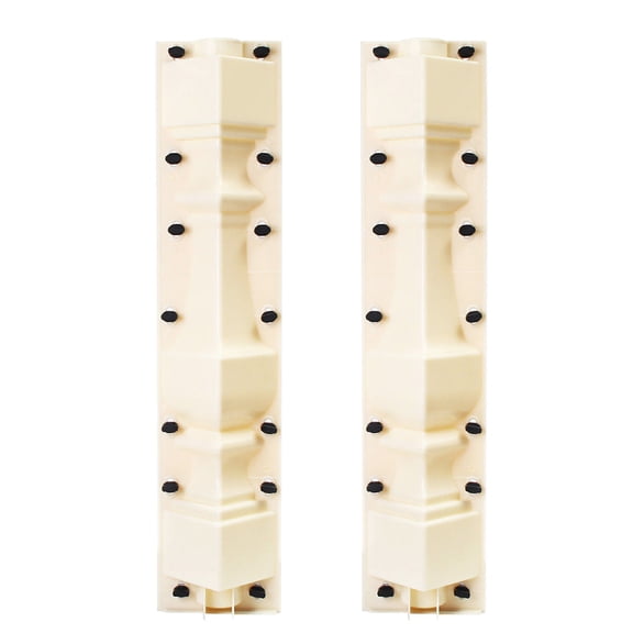 Miumaeov 27.6'' Tall Column Concrete Plaster Railing Mould Cement Casting Railing Mould Balustrade Molds