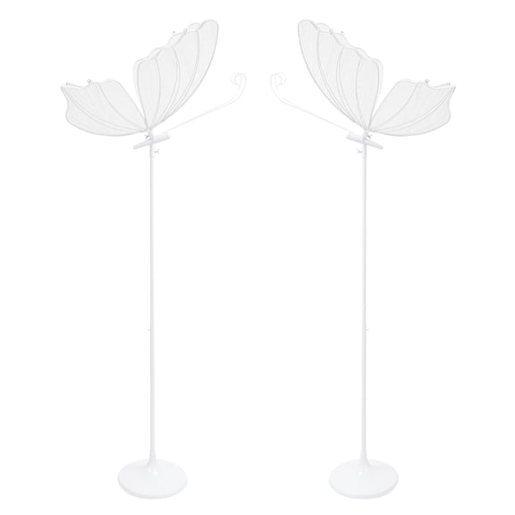 Miumaeov 2pcs Butterfly LED Light Floor Lamp Creative Butterfly Hanging Lamp Wedding Props Christmas Deocr Adjustable Height