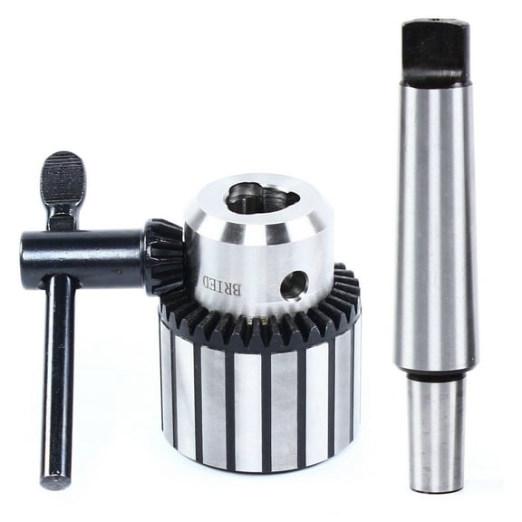 Miumaeov 3/16-3/4" MT4-JT3 Arbor Drill Chuck Heavy Duty MT4 Shank Key Keyed for Drill Lathes Spindle