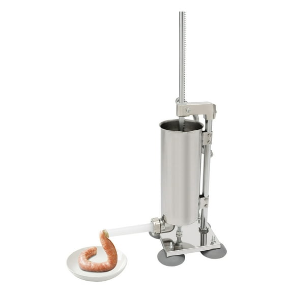 Miumaeov 3.5L/8lbs Kitchen Sausage Stuffer Countertop Sausage Maker Stuffing Machine Stainless Steel