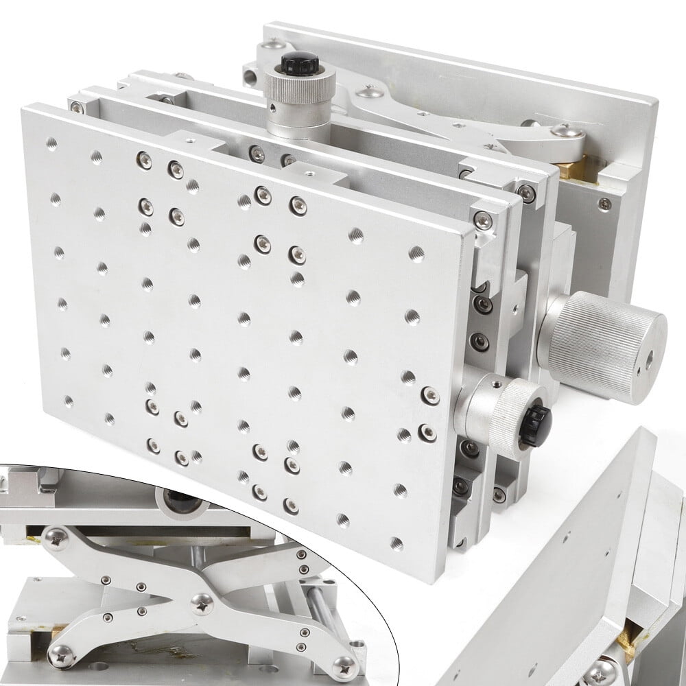 Miumaeov 3 Axis XYZ 3D Aluminum Alloy Work Table Working Platform For Laser Marking Engraving Machine