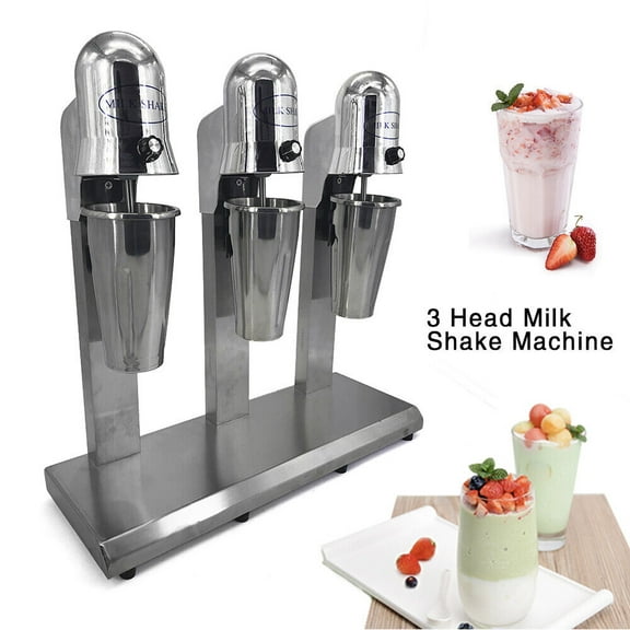 Miumaeov 3-Head Milk Shake Machine Electric Blenders Tea Drink Mix Milkshake Mixer 110V