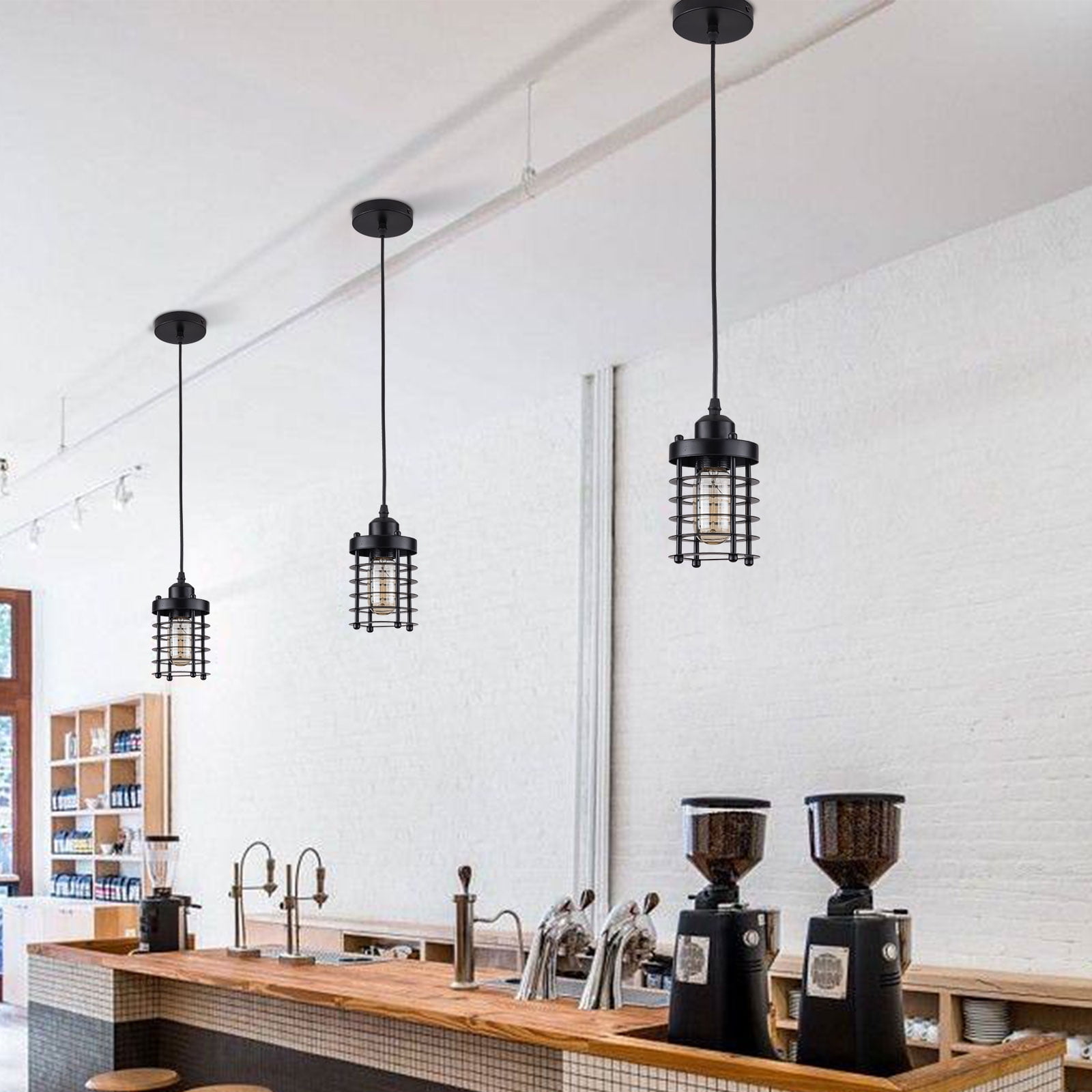 Photo inspiration: Fresh Look at Miumaeov 3 Pack Industrial Ceiling Lamp Industrial Retro Style Metal