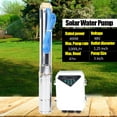 thumbnail image 1 of Miumaeov 3'' Solar Deep Well Submersible Pump 48V DC 400W Stainless Steel Water Pump with MPPT Controller 3,000L/H, 1 of 18