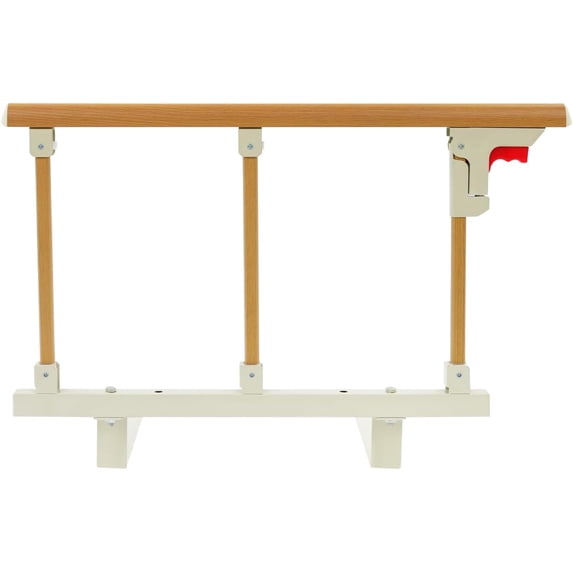 Miumaeov 3-Speed Bed Fence for The Elderly, Pregnant Women, Disabled, Injured with Non-Slip Textured Gripper flip Barrier-Free handrails