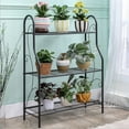 thumbnail image 1 of Miumaeov 3 Tier Flower Pot Plant Stand Metal Shoe Shelf Display Organizer Outdoor Indoor, 1 of 9