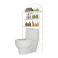 thumbnail image 1 of Miumaeov 3 shelves Over Toilet Shelf Bathroom Storage Towel Rack Space Saver, 1 of 10