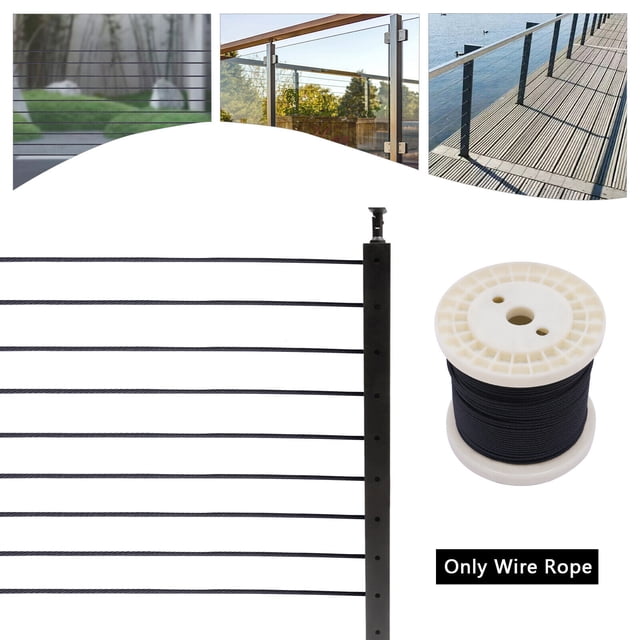 Miumaeov 300ft Wire Rope Stainless Steel Wire Rope for 1/8