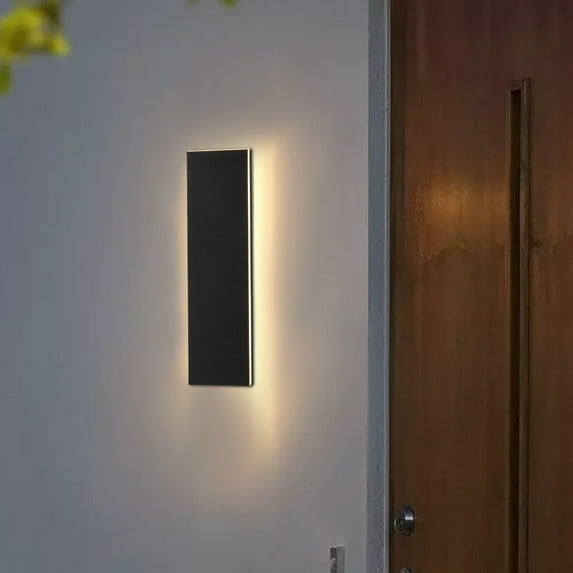 Miumaeov 30W LED Wall Light Modern Long Strip Wall Sconce Lamp In/Outdoor Wall Mounted Lighting Fixture
