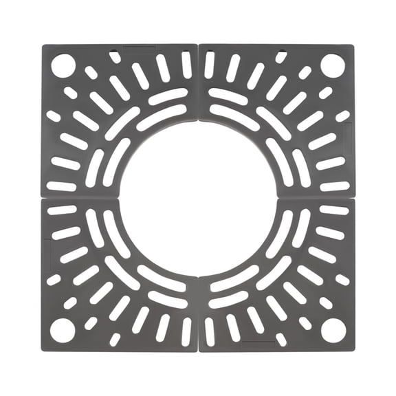 Miumaeov 31.5x31.5inch Square Tree Grate Tree Pool Cover Tree Roots Protector for Yard Lawn Patio