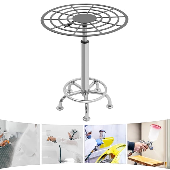 Miumaeov 360 Rotating Spray Paint Rack, Height Adjustable 23.6-31.5" Painting Stand, 176LB Capacity Lifting Painting Table for Doors, Auto Body