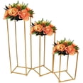 thumbnail image 1 of Miumaeov 3Pcs Wedding Flower Stand Metal, Iron Prop Party Display Decoration for Wedding Decoration Window Display, 1 of 9