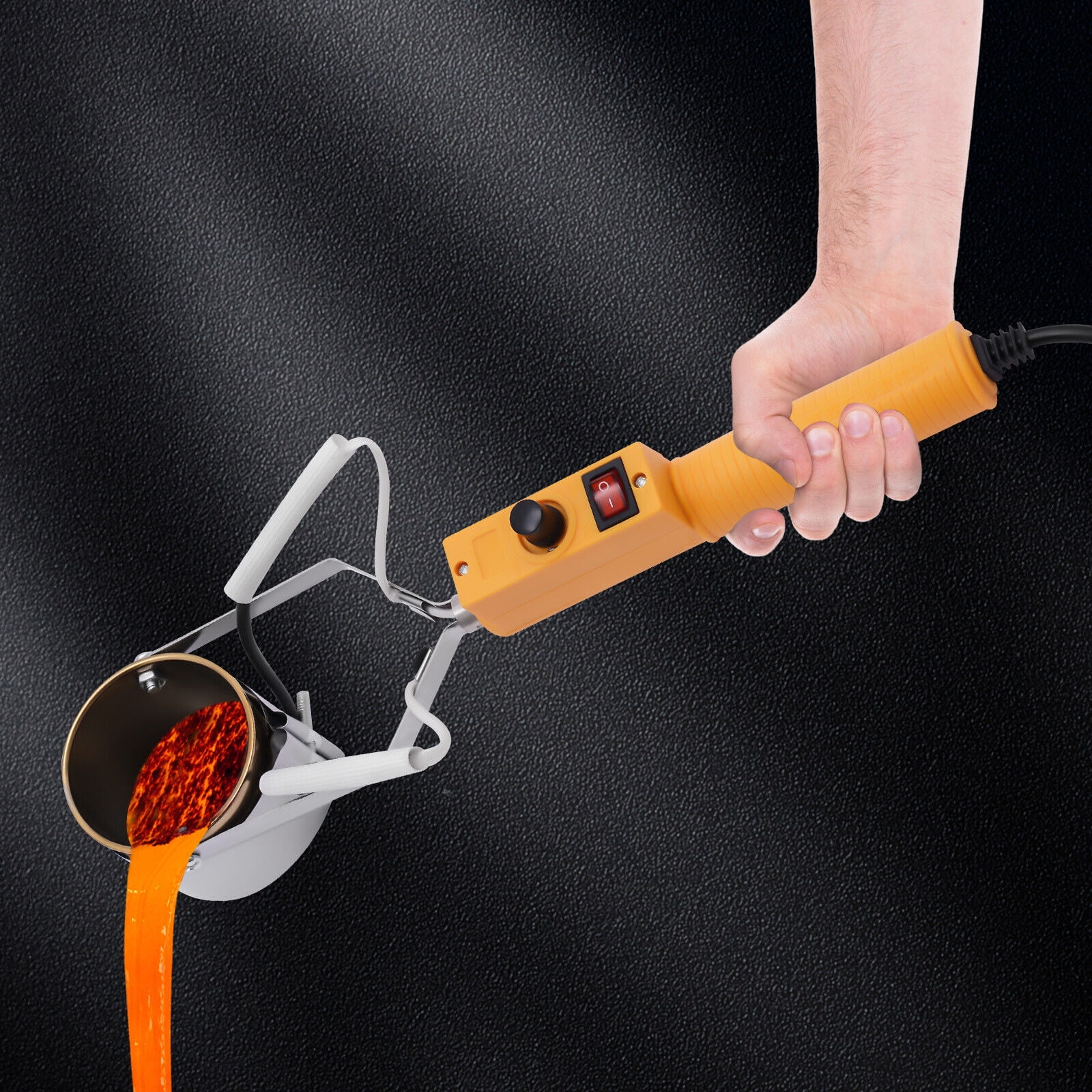 Miumaeov 3kg/6.6lbs Lead Melting Pot Electric Tin Melting Pot for