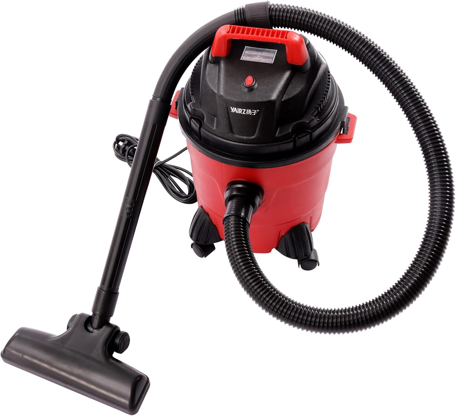 Miumaeov 4 Gallon Wet/Dry Vacuum, Portable Heavy-Duty Shop Vacuum 3 in 1 Function with Attachments for House, Garage, Car & Workshop