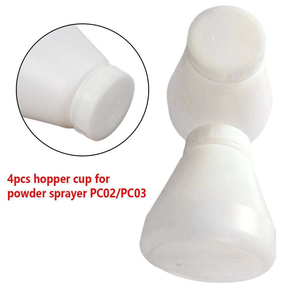 Miumaeov 4 Piece Durable Electrostatic Sprayer Hopper Cups For Powder ...