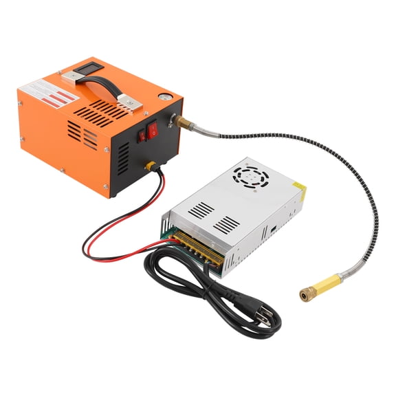 Miumaeov 4500psi/30mpa Air Compressor Portable Dual Power Air Compressor Pump with a Transformer 12 V/110 V