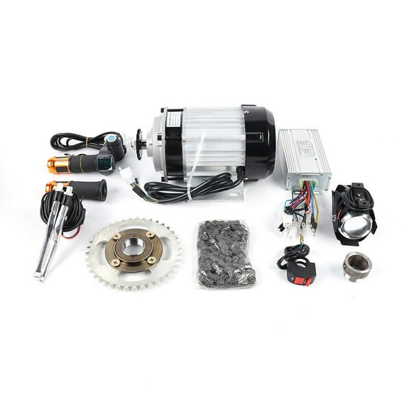 Miumaeov 48V 500W Electric Brushless Geared Motor Conversion Kit For Tricycle 3-Wheeled Bike