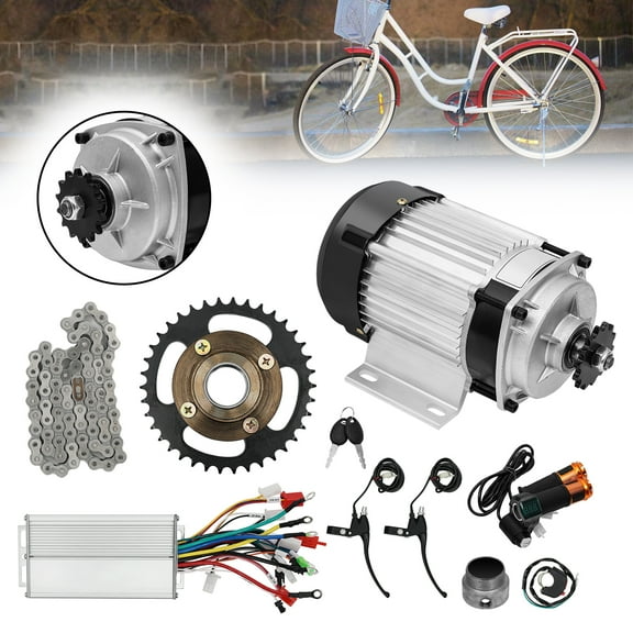 Miumaeov 48V Electric Brushless DC Motor Kit 749W Electric Brushless Geared Motor DIY Kit Bicycle Conversion kit Motor Controller for Electric 3-Wheels Tricycle E-Bike