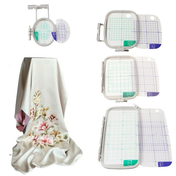 Miumaeov 4PCS Embroidery Hoop Embroidery Machine Hoops Set 4 Different Sizes Hoops Sewing Hoop for Sewing Machine PE770 PE700 PE700LL PE750D LNNOVIS1200 PC8500