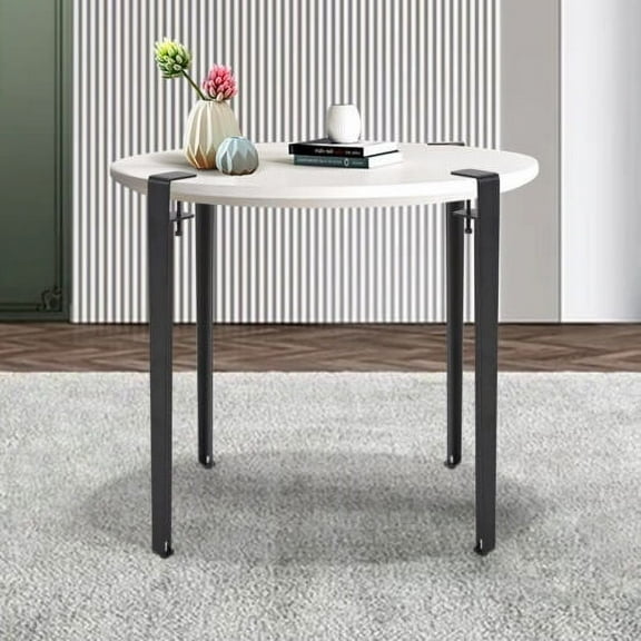 Miumaeov 4pcs 28 Inch Table Clamp Legs Adjustable Iron Table Legs F-shaped Table Legs Black