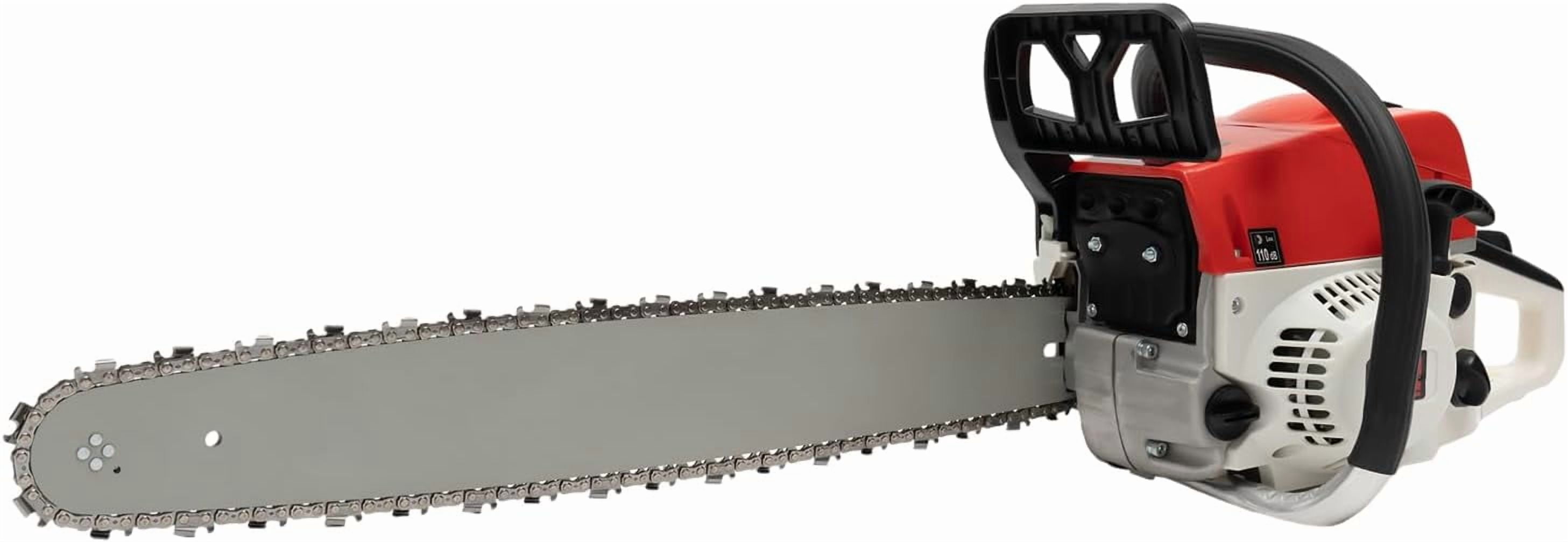 Miumaeov 52CC 2-Stroke Gas-powered Chainsaw,22Inch Single Cylinder Self-reset Pull Start Chainsaw Cutting Wood Gas Sawing, Handheld Lightweight Chainsaw Kit w/Chain Bar Cover for Cutting Wood